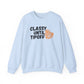 Classy Until Tipoff- adult Unisex Heavy Blend™ Crewneck Sweatshirt