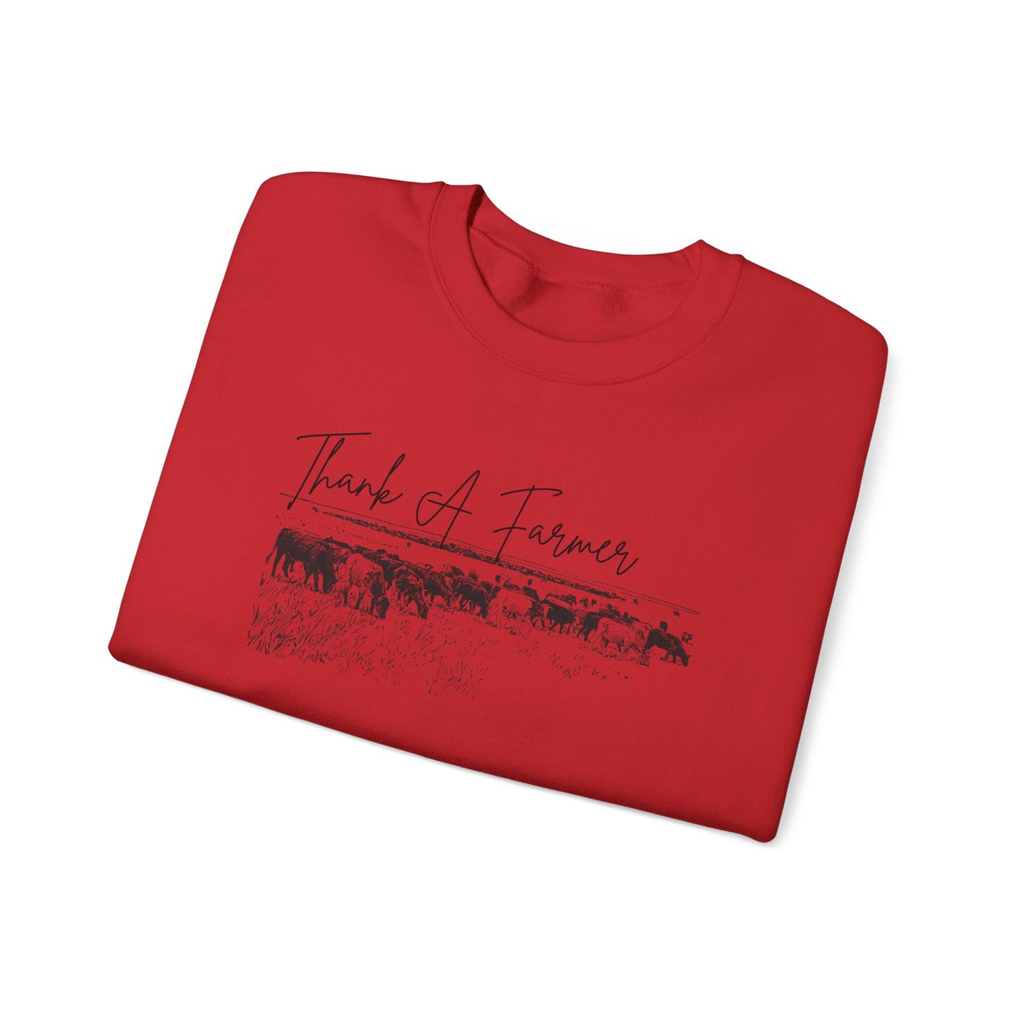 Thank A Farmer- Adult Unisex Heavy Blend™ Crewneck Sweatshirt