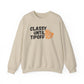 Classy Until Tipoff- adult Unisex Heavy Blend™ Crewneck Sweatshirt