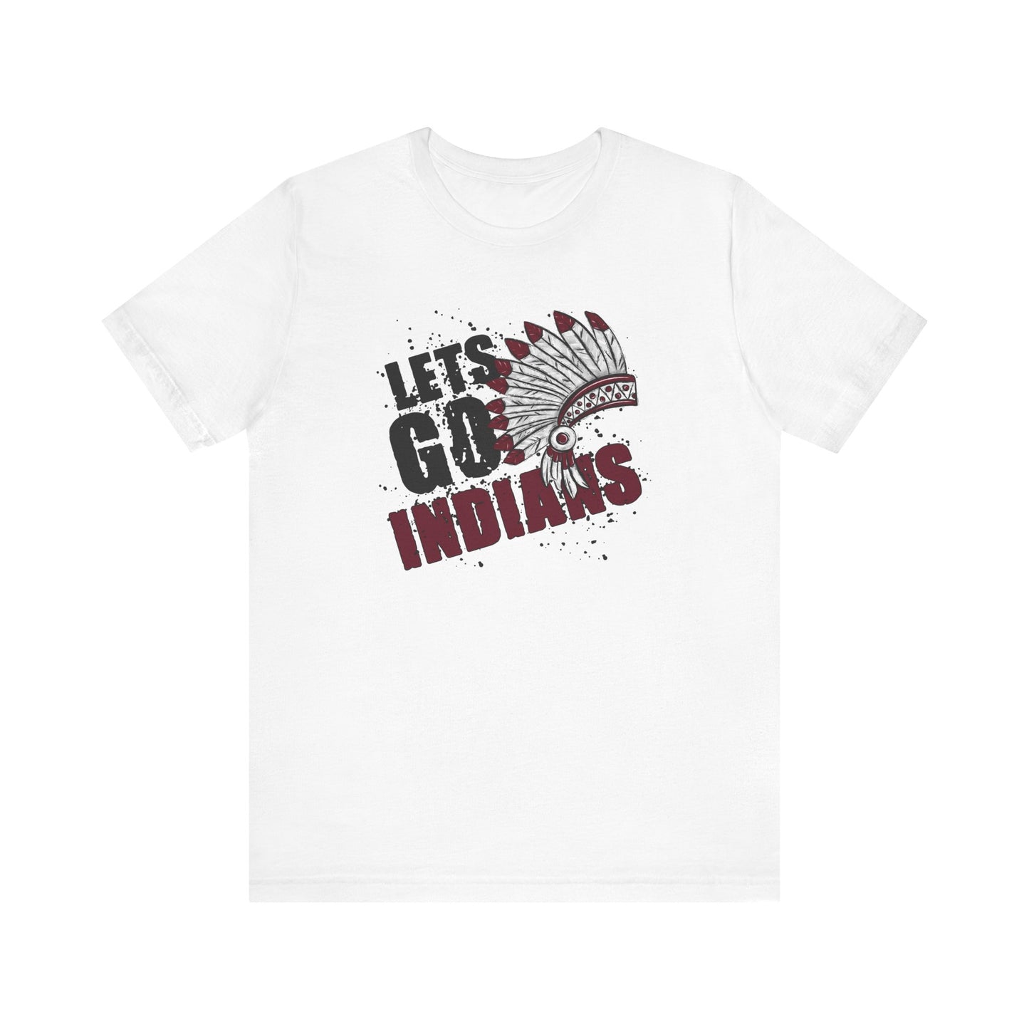 Let's Go Indians- Unisex Jersey Short Sleeve Tee