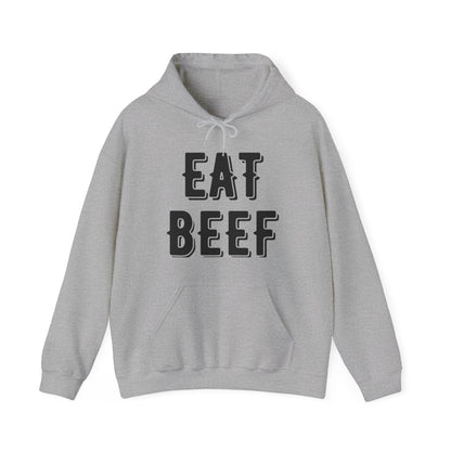 Eat Beef Graphic Hooded Sweatshirt