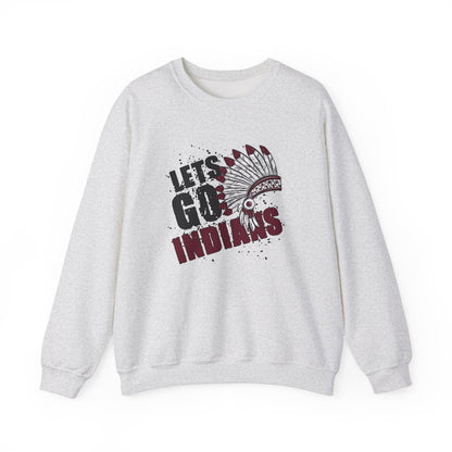 Let's Go Indians- Unisex Heavy Blend™ Crewneck Sweatshirt