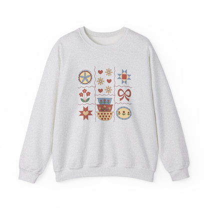 Vintage Grandma Finds Sweatshirt — Thrifting Old-Time Fashion