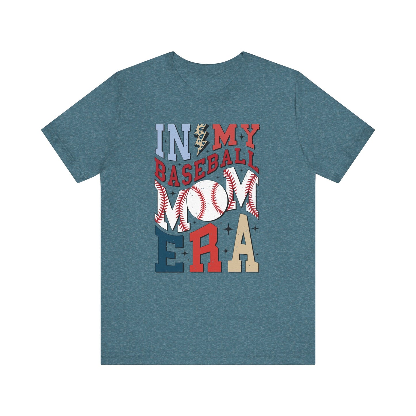 Baseball Mom- Unisex Jersey Short Sleeve Tee
