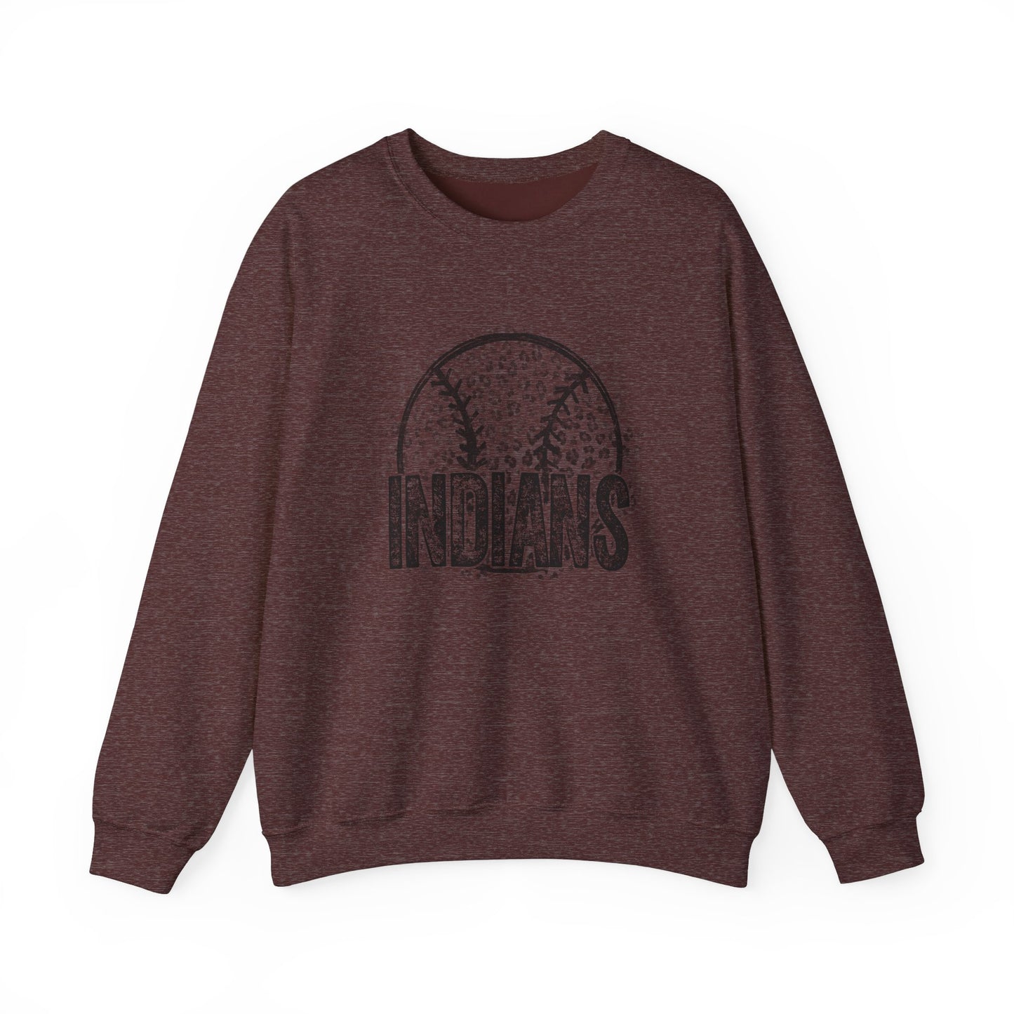 Indians Softball Baseball Unisex Heavy Blend™ Crewneck Sweatshirt