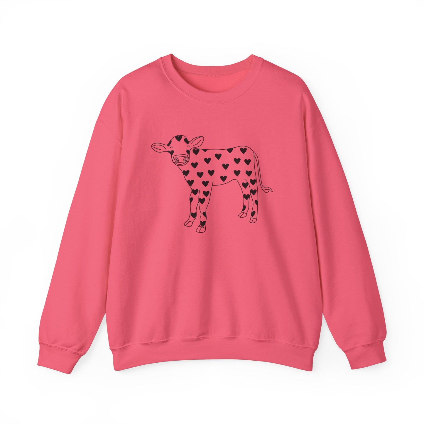 Valentine Cow - Unisex Heavy Blend™ Crewneck Sweatshirt