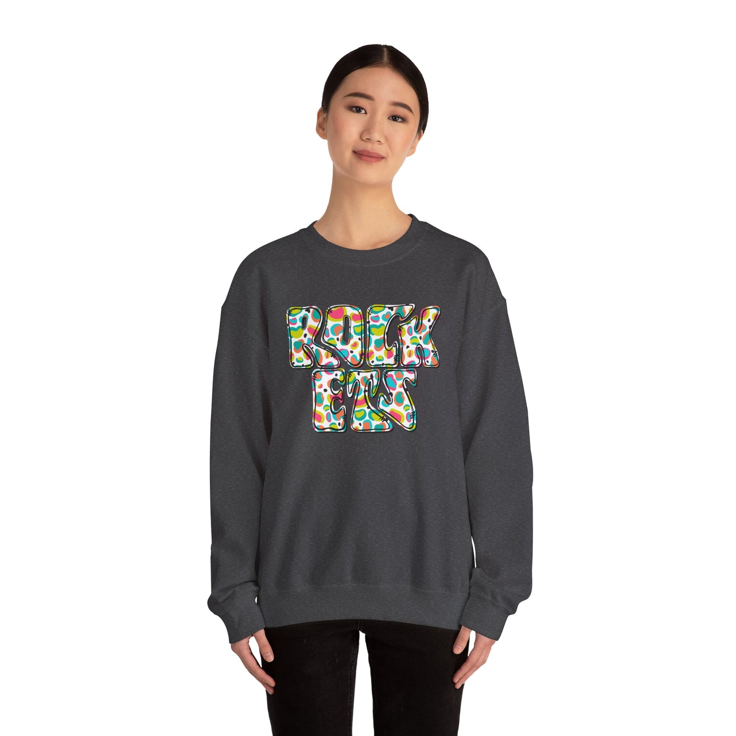 Colorful Rockets- Unisex Heavy Blend™ Crewneck Sweatshirt