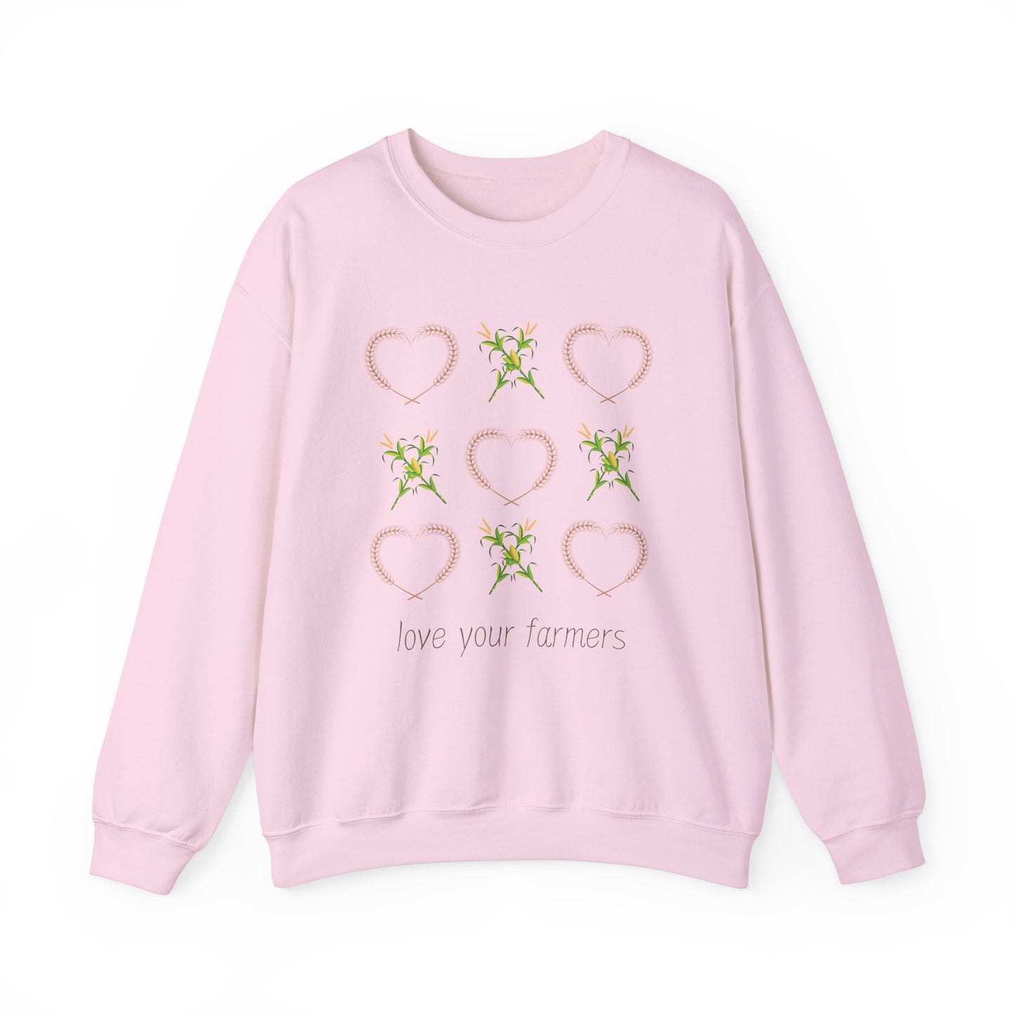 XOXO Love Your Farmers - Adult Unisex Heavy Blend™ Crewneck Sweatshirt
