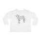 Valentine Cow - Toddler Long Sleeve Tee