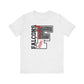 Falcons Baseball FAUX glitter- Adult Unisex Jersey Short Sleeve Tee