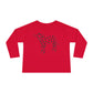 Valentine Cow - Toddler Long Sleeve Tee