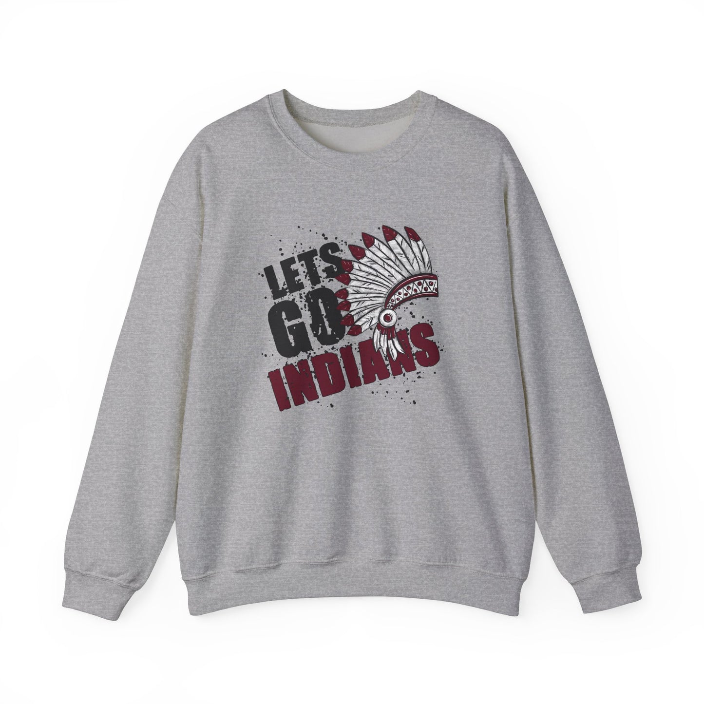 Let's Go Indians- Unisex Heavy Blend™ Crewneck Sweatshirt