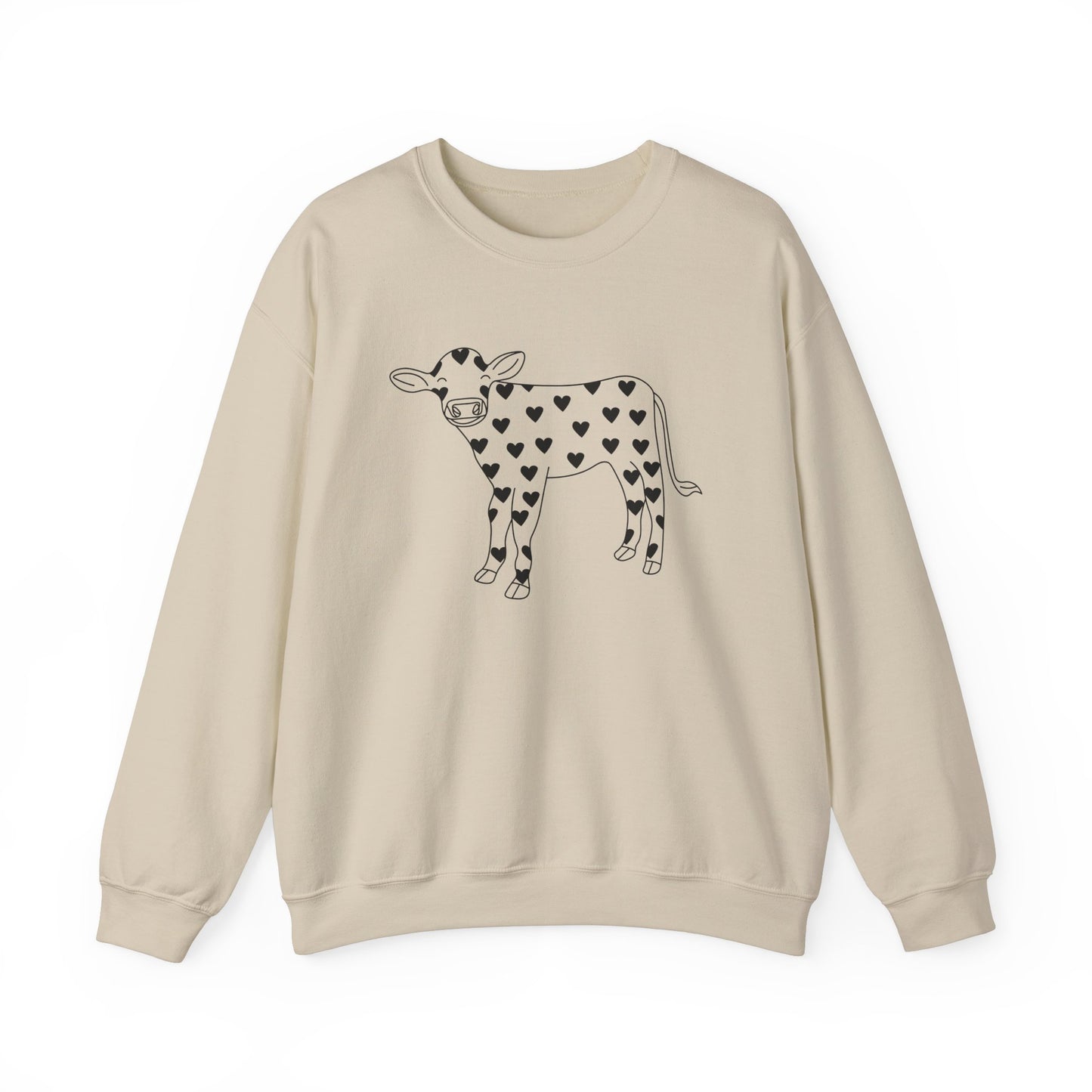 Valentine Cow - Unisex Heavy Blend™ Crewneck Sweatshirt