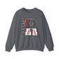 Rockets Baseball- FAUX glitter- Unisex Heavy Blend™ Crewneck Sweatshirt