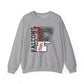Falcons Baseball FAUX Glitter- Adult Unisex Heavy Blend™ Crewneck Sweatshirt