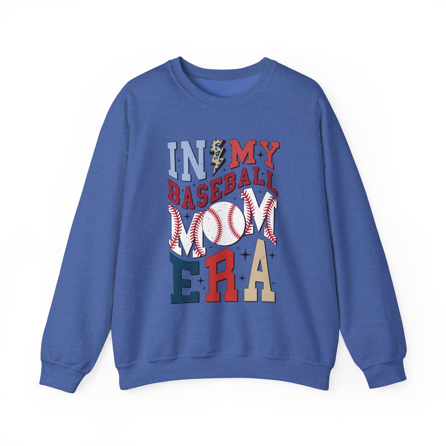 Baseball Mom- Adult Unisex Heavy Blend™ Crewneck Sweatshirt