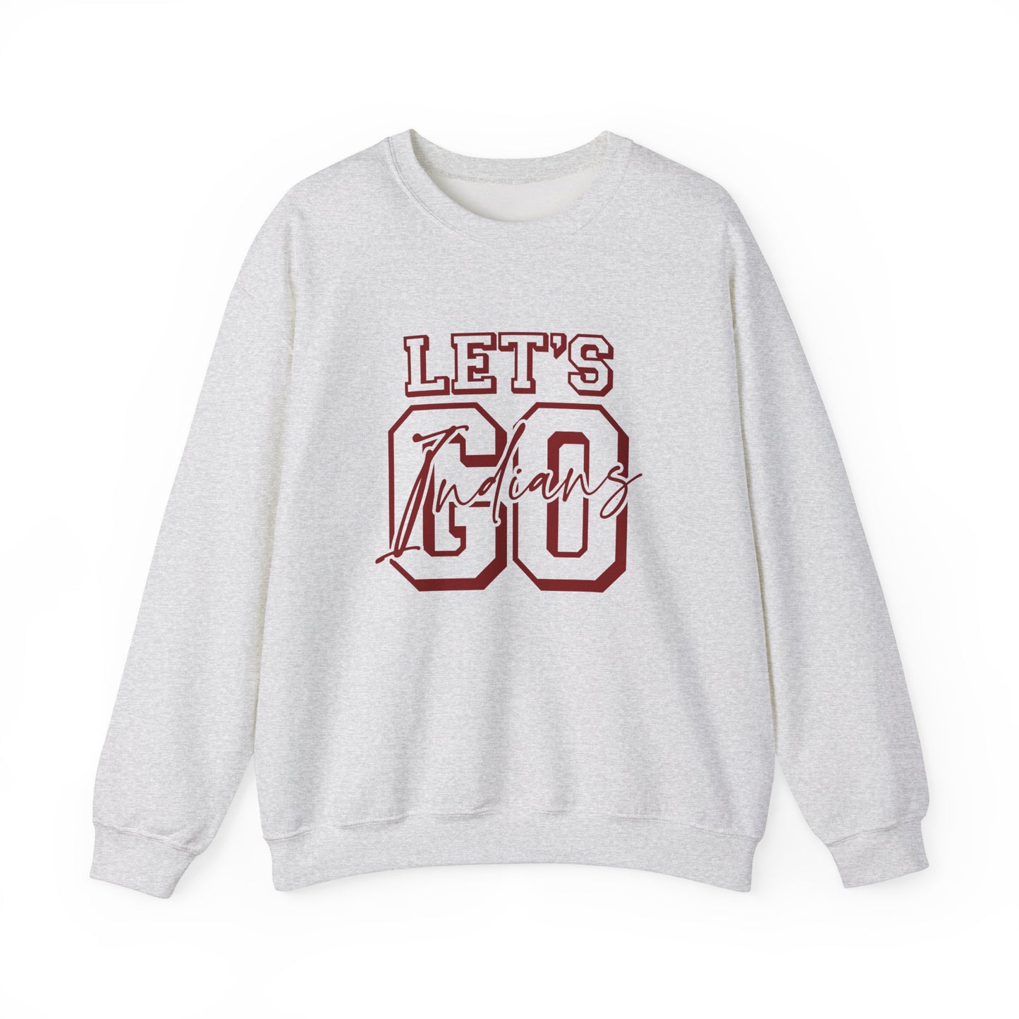 Let's Go Indians- Unisex Heavy Blend™ Crewneck Sweatshirt