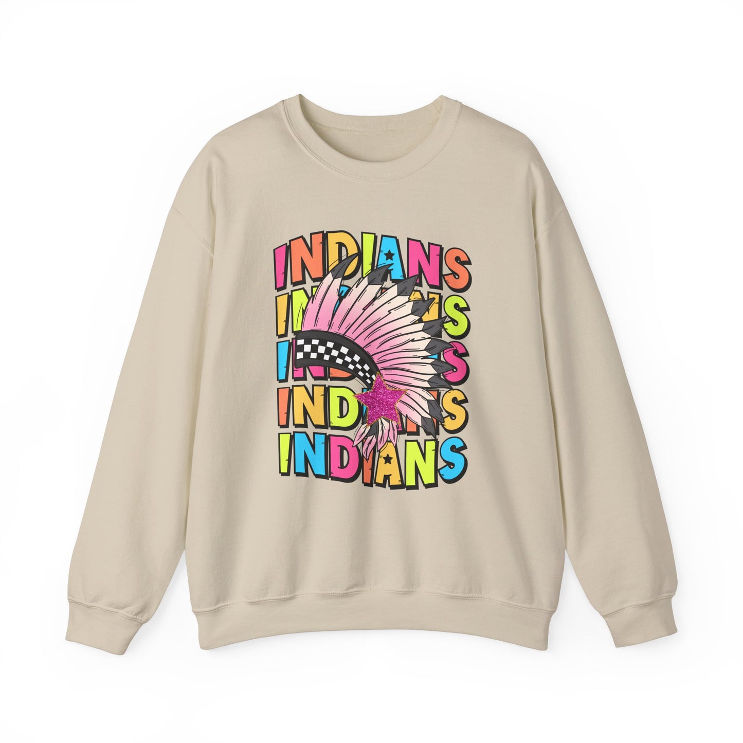 Indians- Unisex Heavy Blend™ Crewneck Sweatshirt