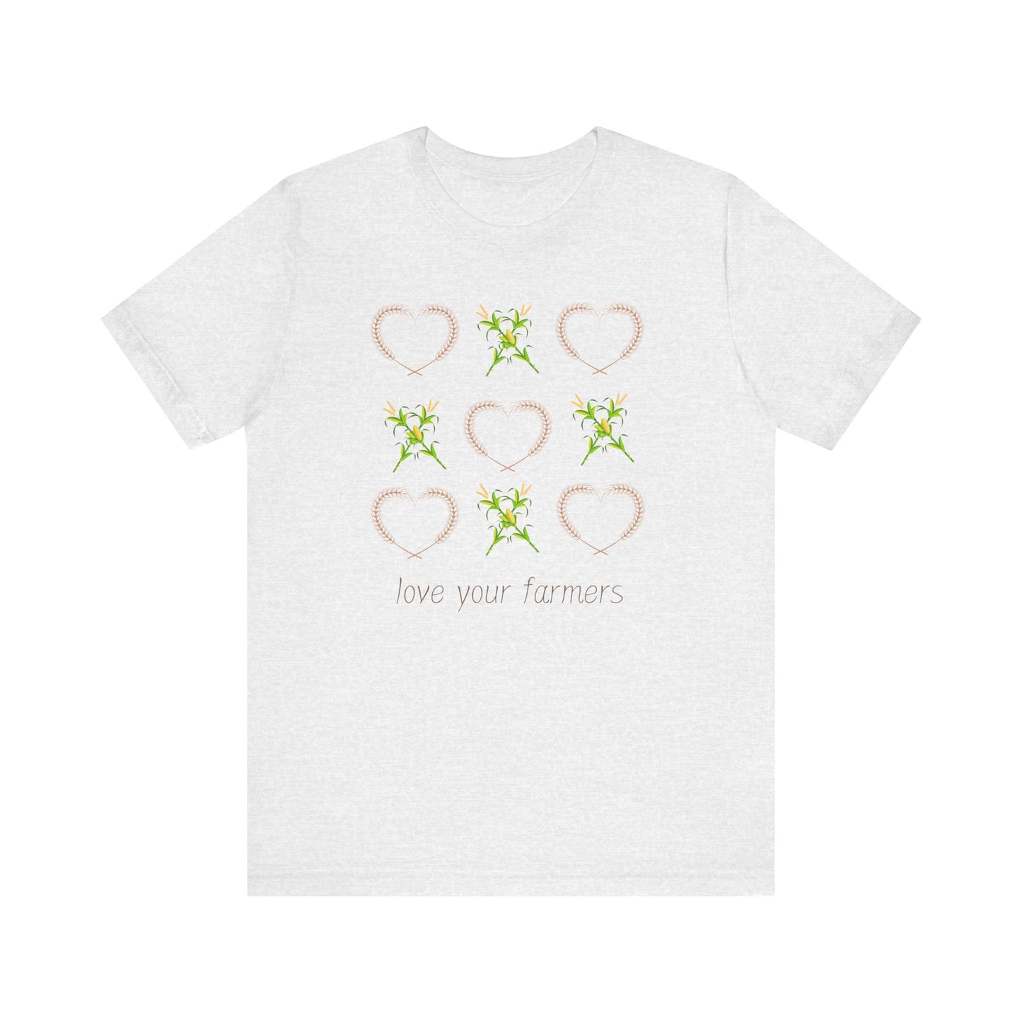 XOXO- Love Your Farmers - Adult Unisex Jersey Short Sleeve Tee