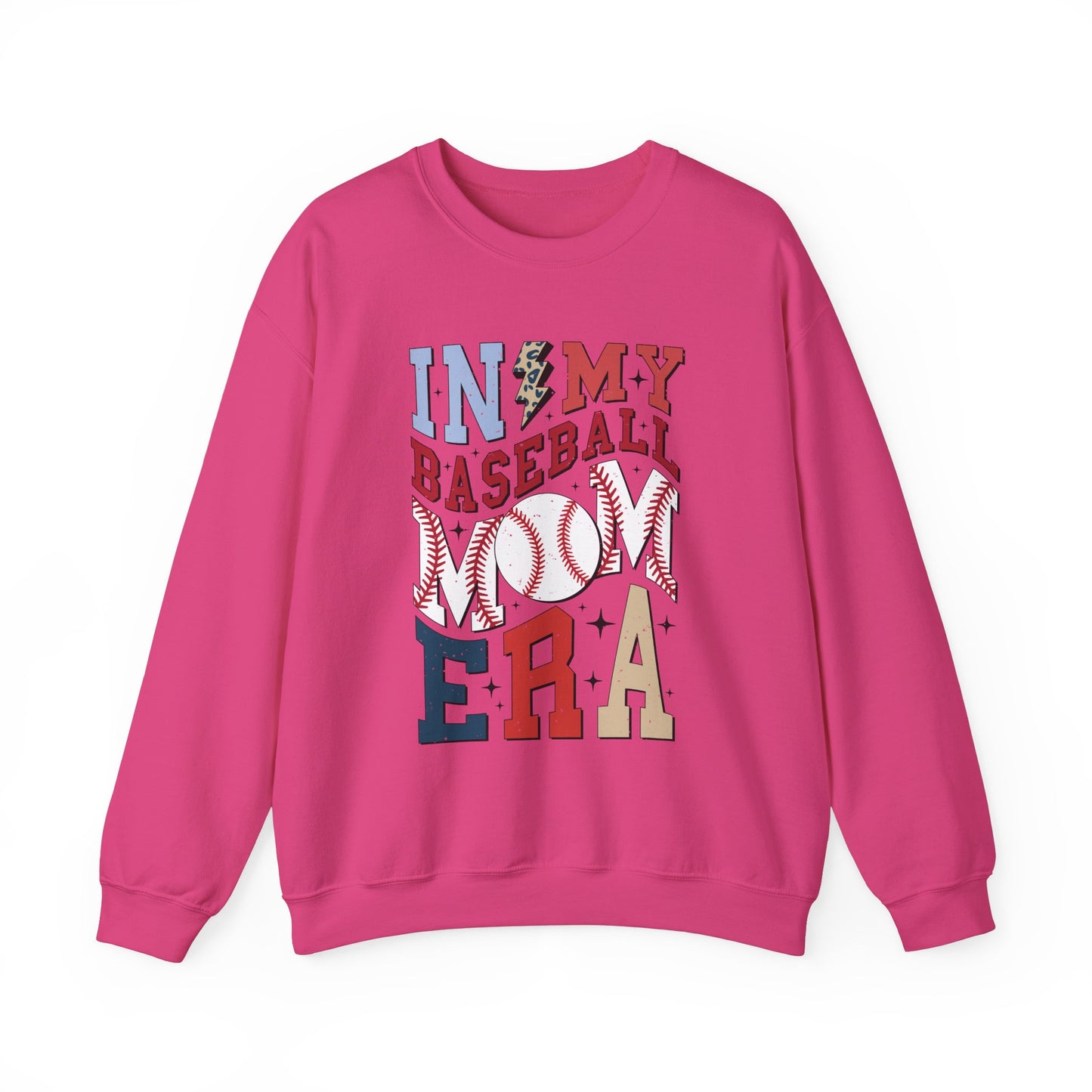 Baseball Mom- Adult Unisex Heavy Blend™ Crewneck Sweatshirt