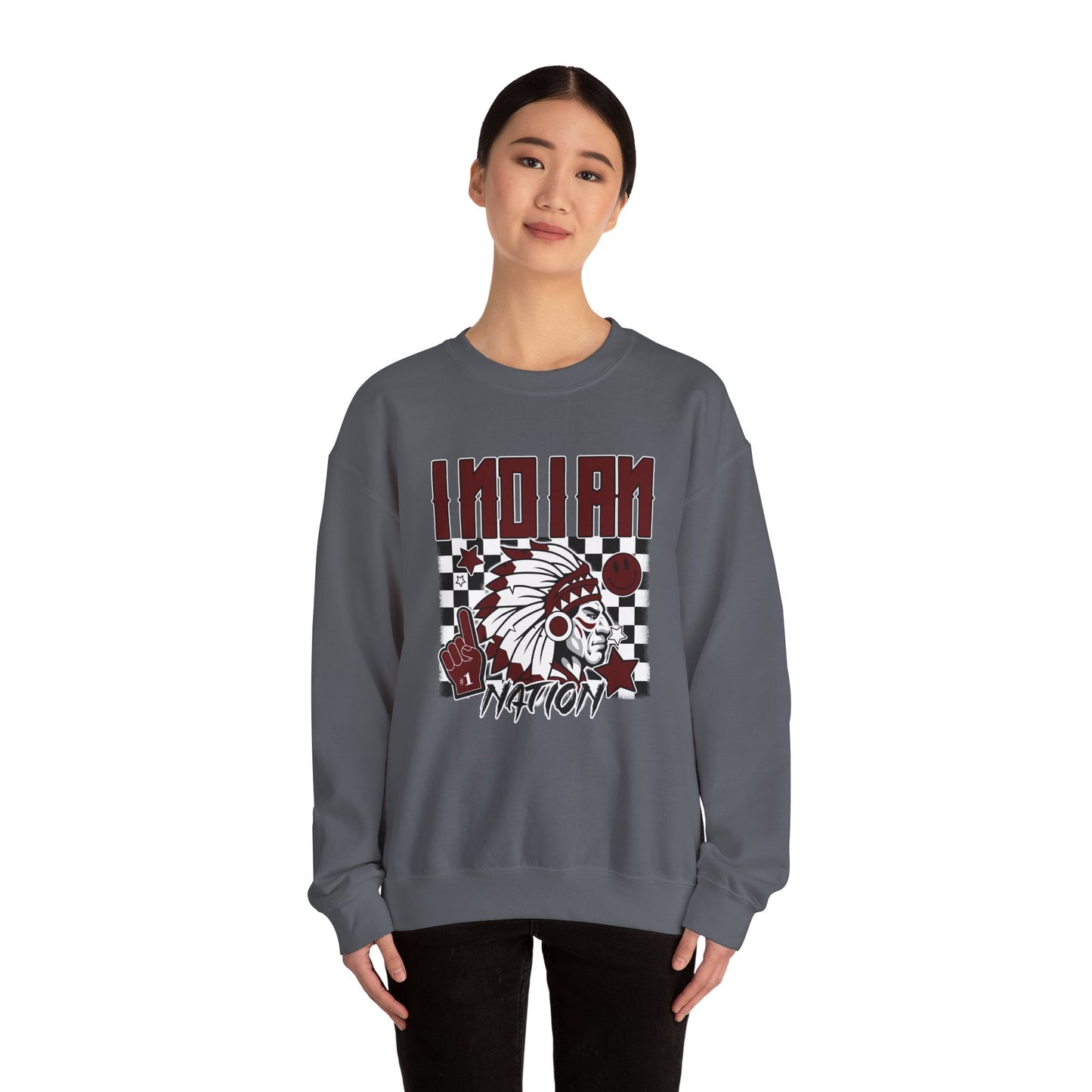 Indian Nation- Unisex Heavy Blend™ Crewneck Sweatshirt