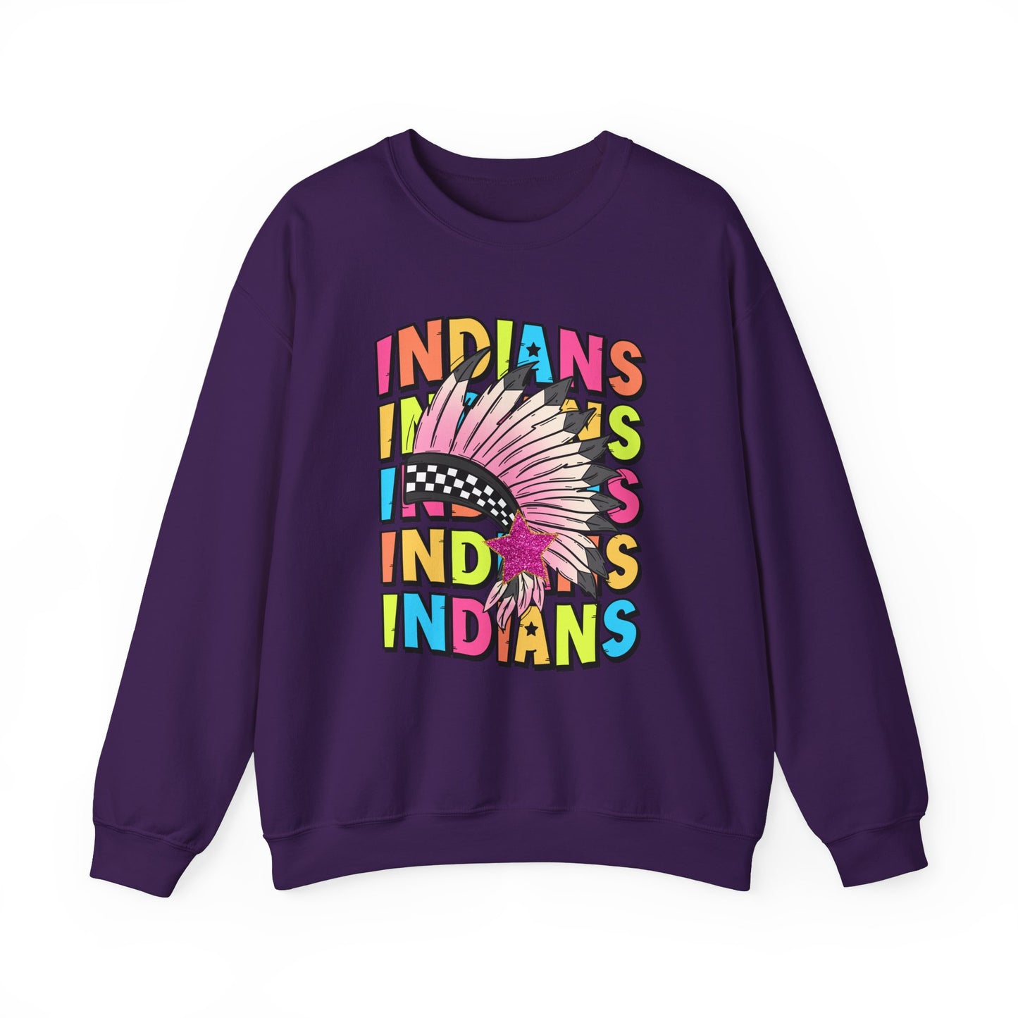 Indians- Unisex Heavy Blend™ Crewneck Sweatshirt