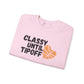 Classy Until Tipoff- adult Unisex Heavy Blend™ Crewneck Sweatshirt