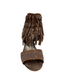 True Fringe Wedge in Taupe