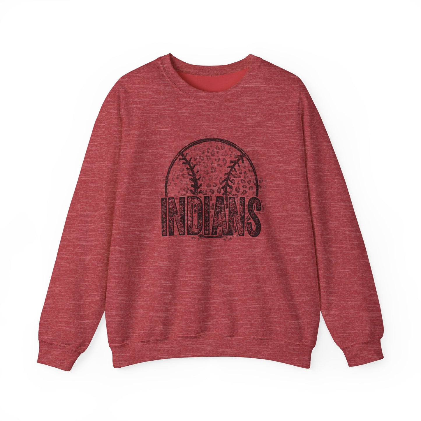 Indians Softball Baseball Unisex Heavy Blend™ Crewneck Sweatshirt
