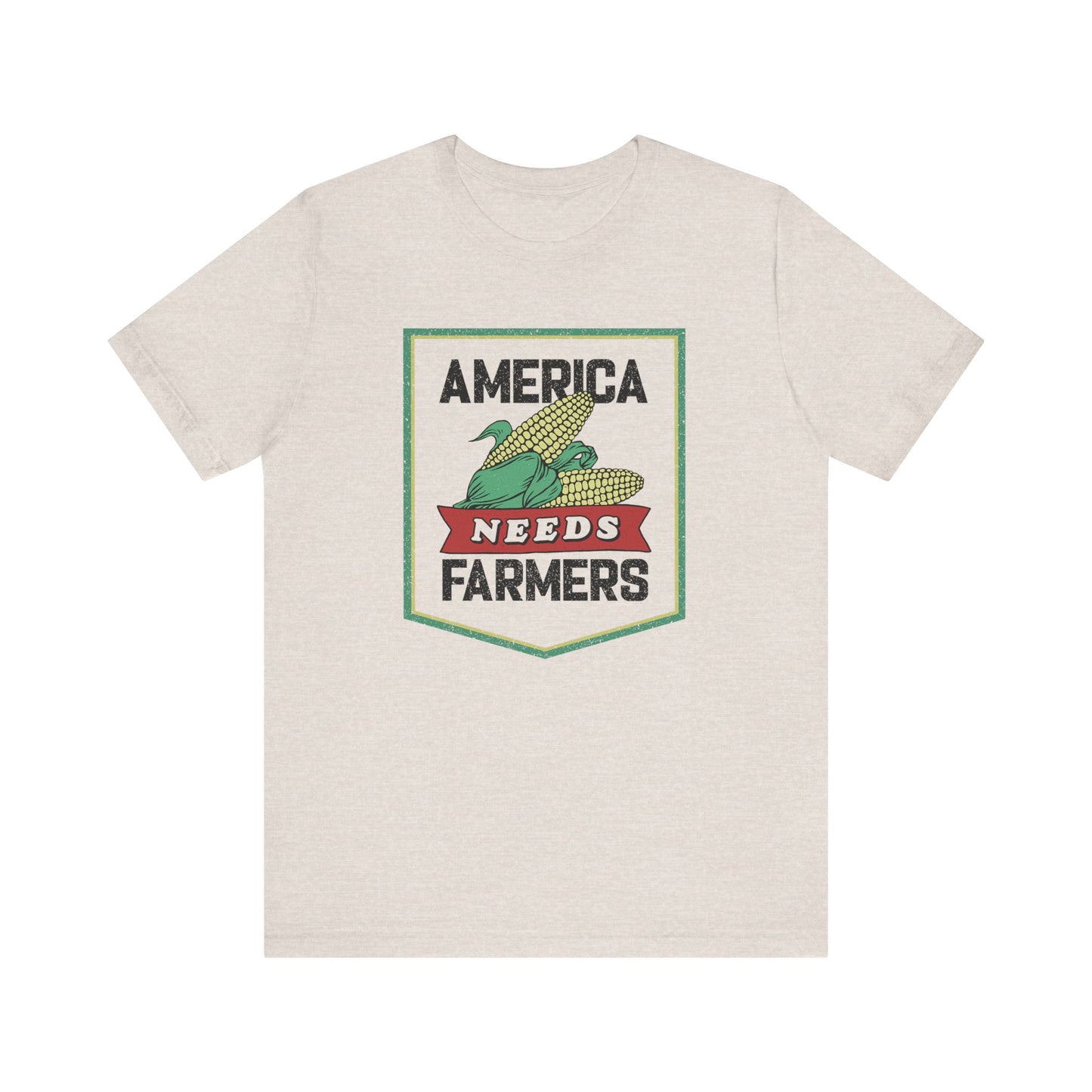 America Needs Farmers Unisex Tee - Bella and Canvas