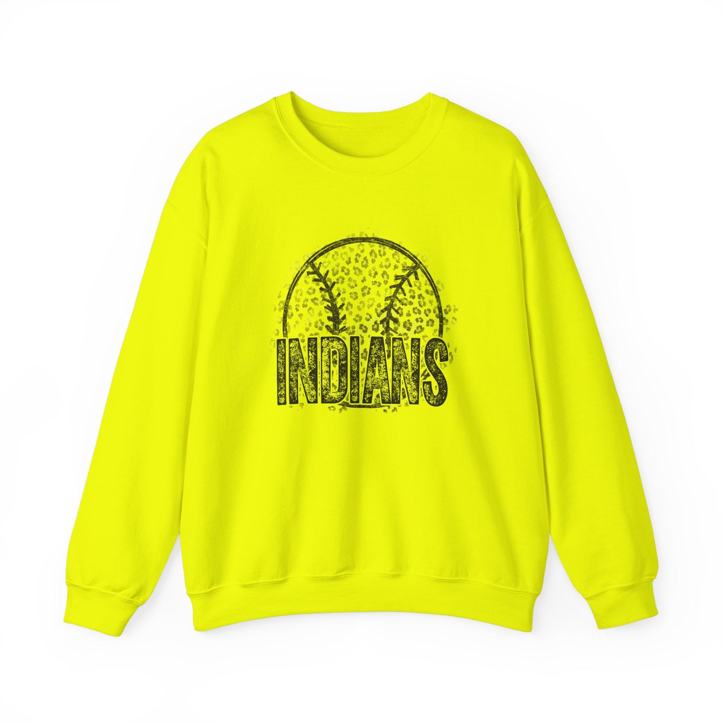 Indians Softball Baseball Unisex Heavy Blend™ Crewneck Sweatshirt