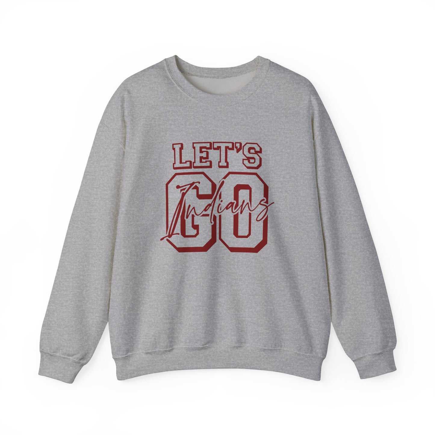 Let's Go Indians- Unisex Heavy Blend™ Crewneck Sweatshirt