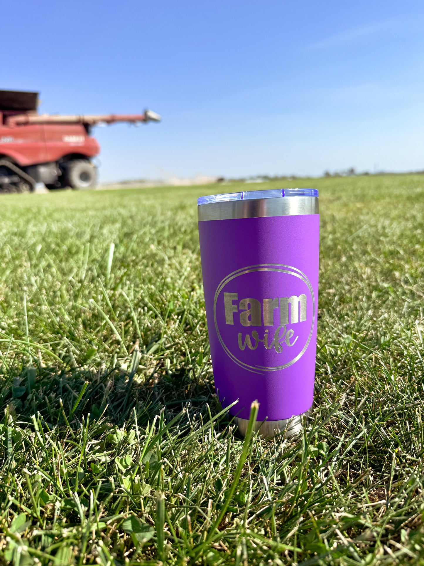 Farm Wife Laser Engraved Tumbler