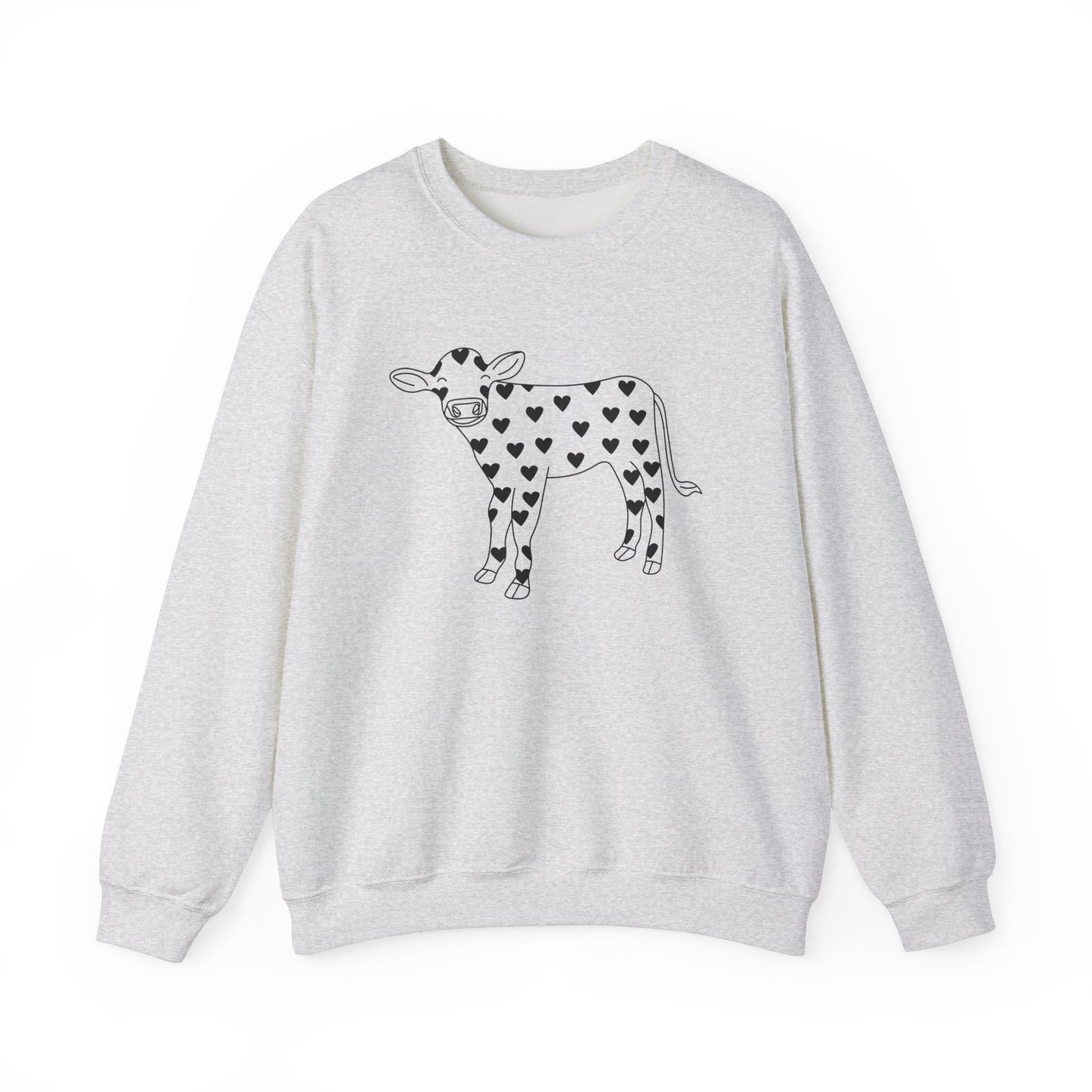 Valentine Cow - Unisex Heavy Blend™ Crewneck Sweatshirt