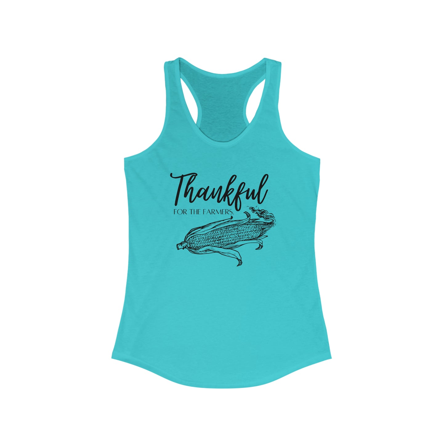 Thankful For Farmers- Women's Racerback Tank