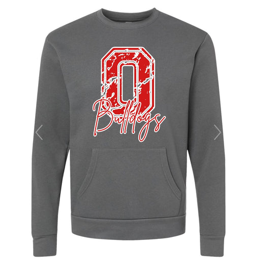 Ottumwa Bulldogs Pocket Crewneck Sweatshirt