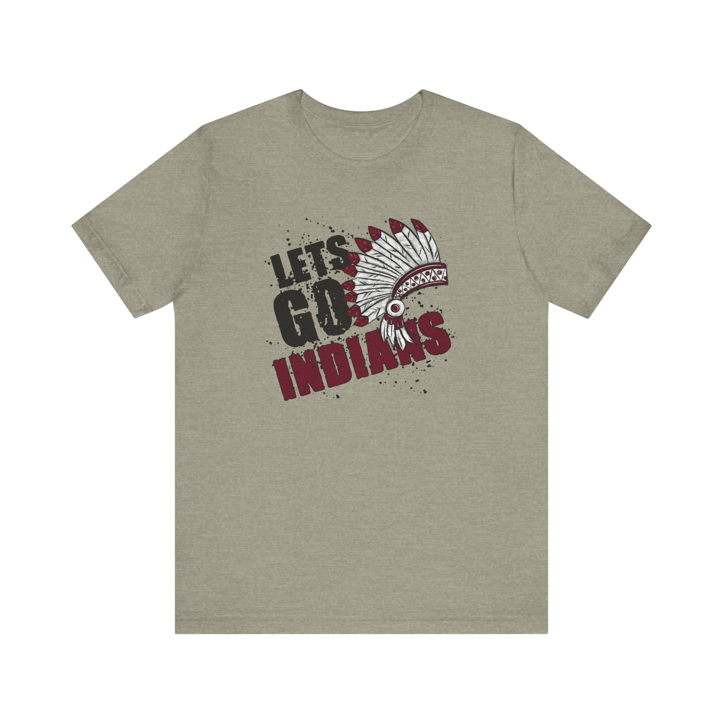 Let's Go Indians- Unisex Jersey Short Sleeve Tee