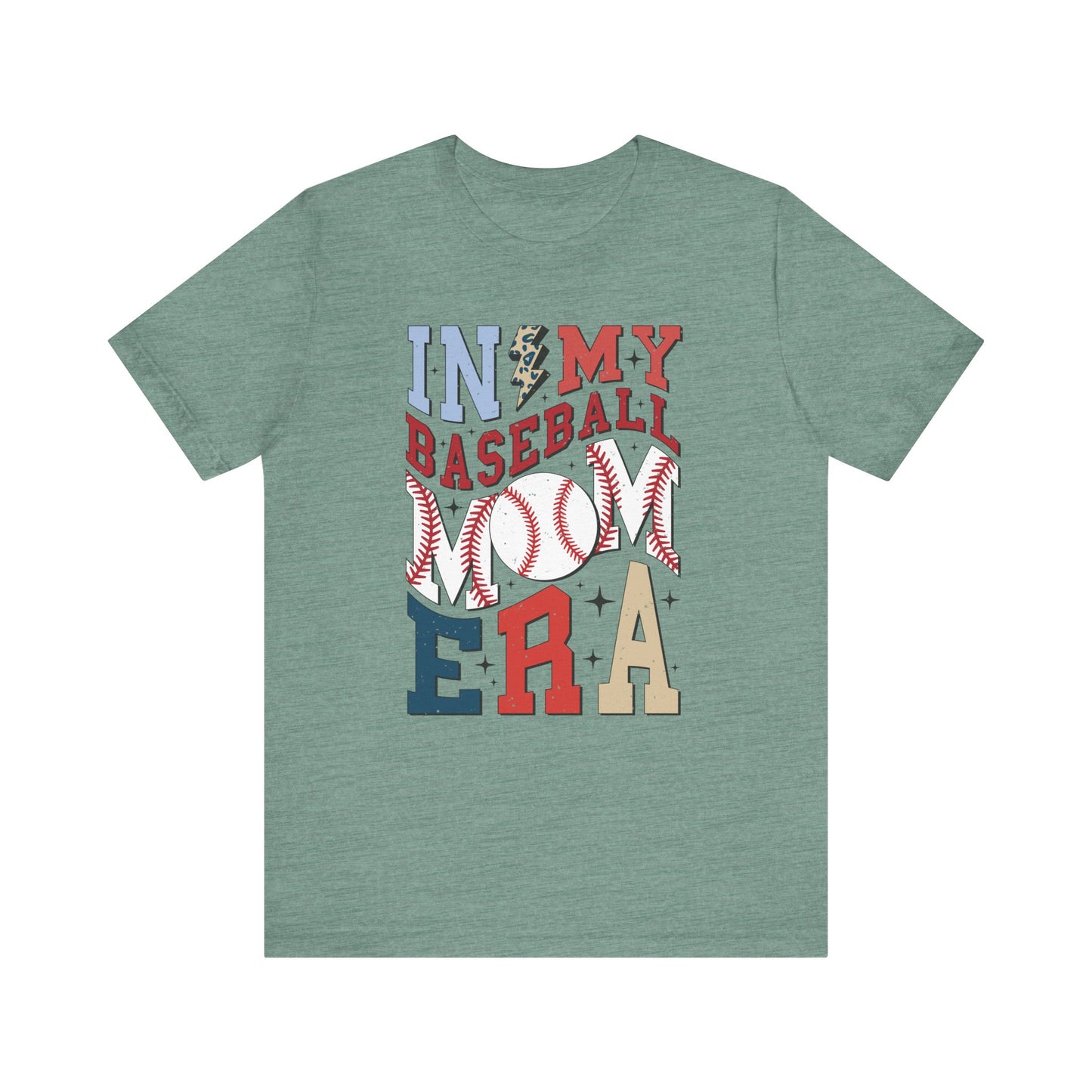Baseball Mom- Unisex Jersey Short Sleeve Tee