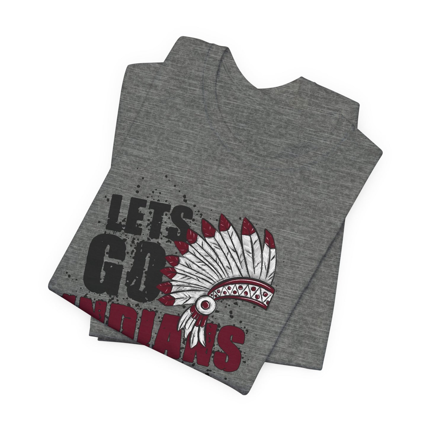Let's Go Indians- Unisex Jersey Short Sleeve Tee
