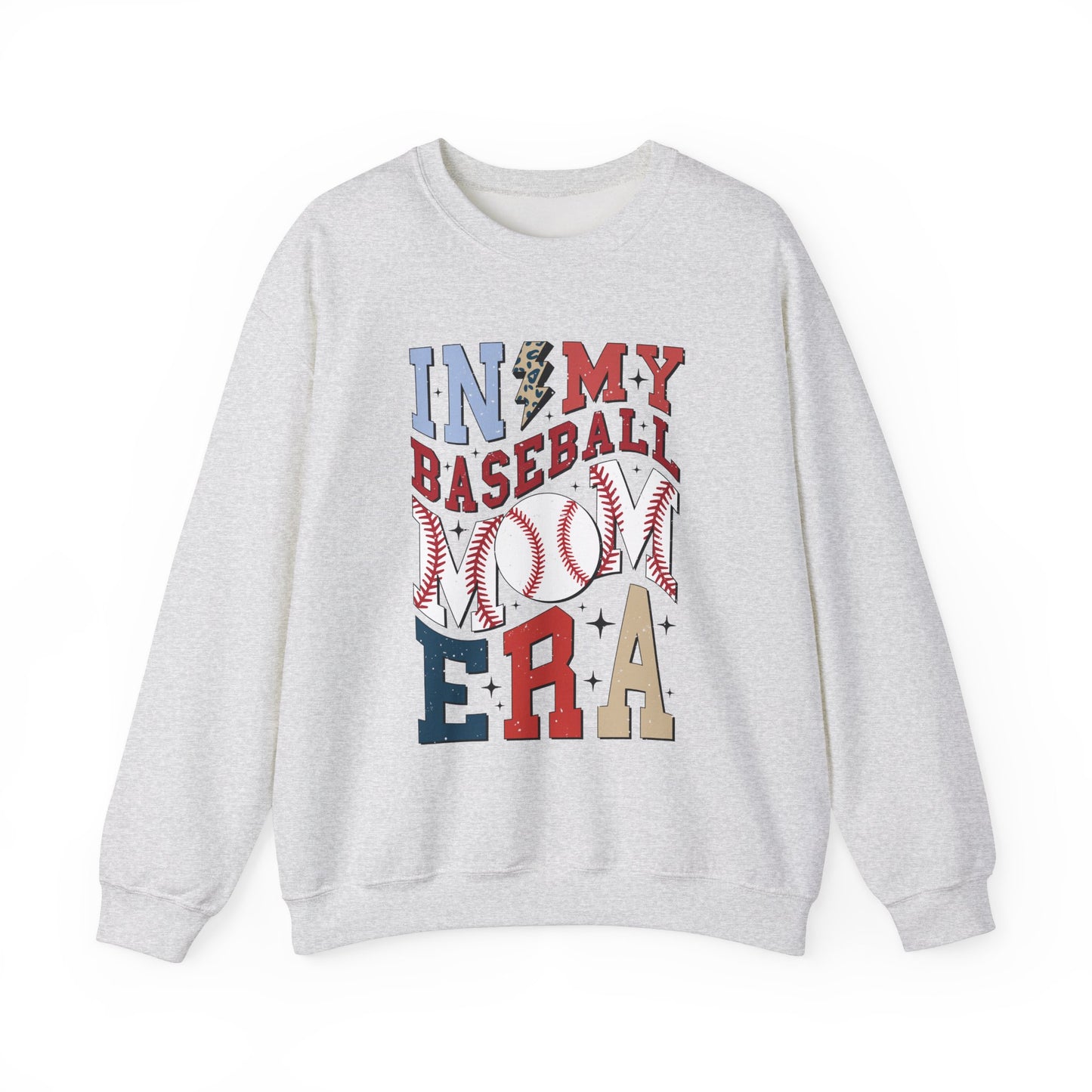 Baseball Mom- Adult Unisex Heavy Blend™ Crewneck Sweatshirt