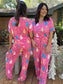 PREORDER: Pink Trees Pajama Set