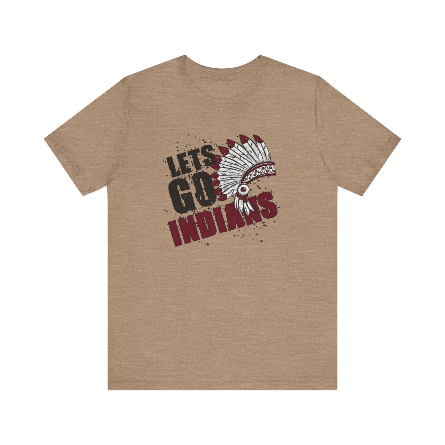Let's Go Indians- Unisex Jersey Short Sleeve Tee