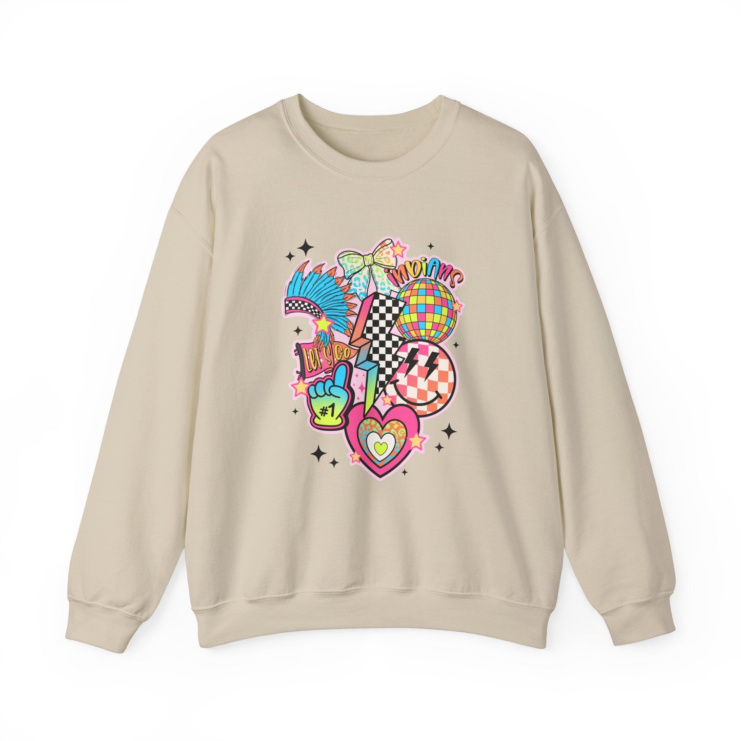 Indians- Unisex Heavy Blend™ Crewneck Sweatshirt