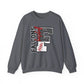 Falcons Baseball FAUX Glitter- Adult Unisex Heavy Blend™ Crewneck Sweatshirt