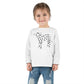 Valentine Cow - Toddler Long Sleeve Tee