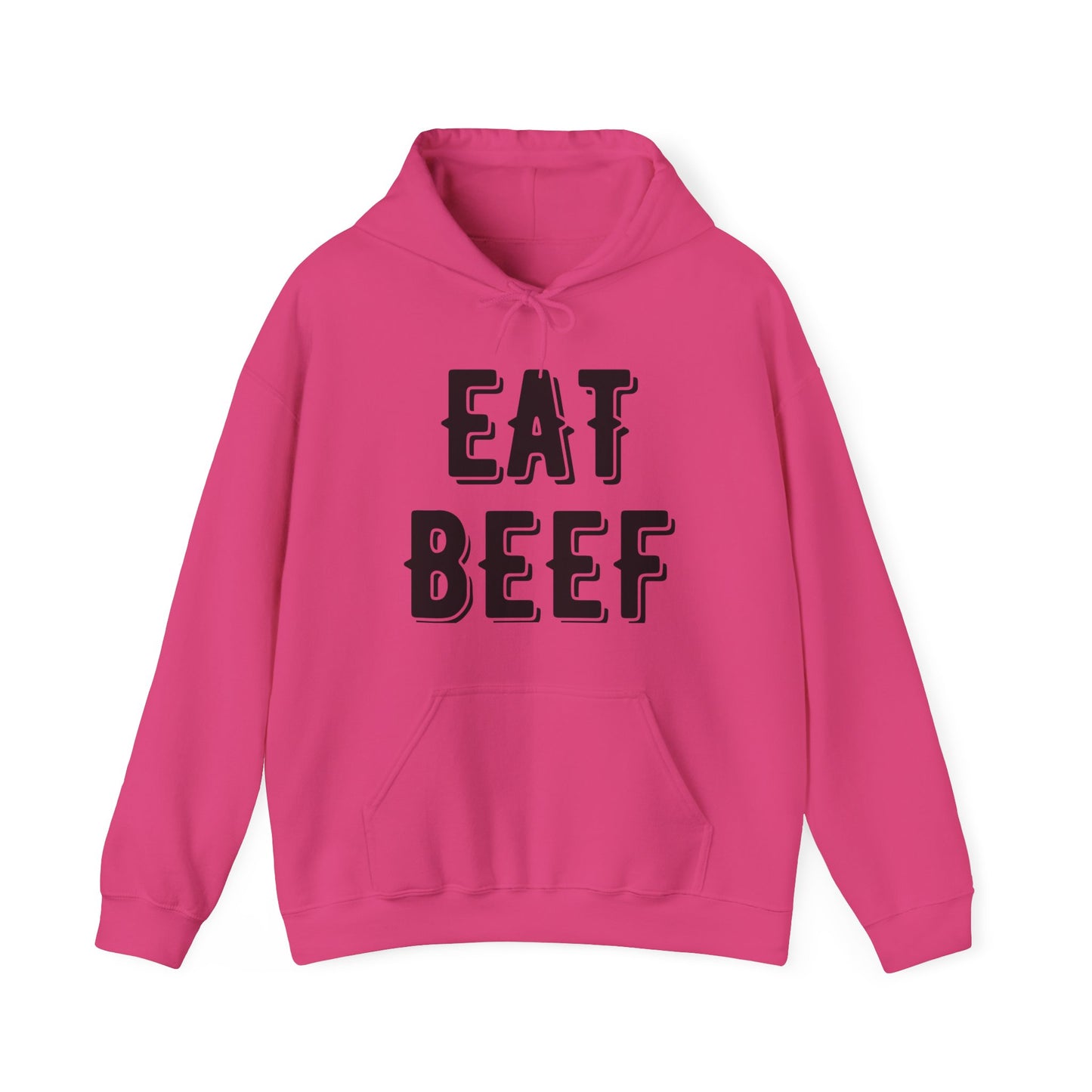 Eat Beef Graphic Hooded Sweatshirt