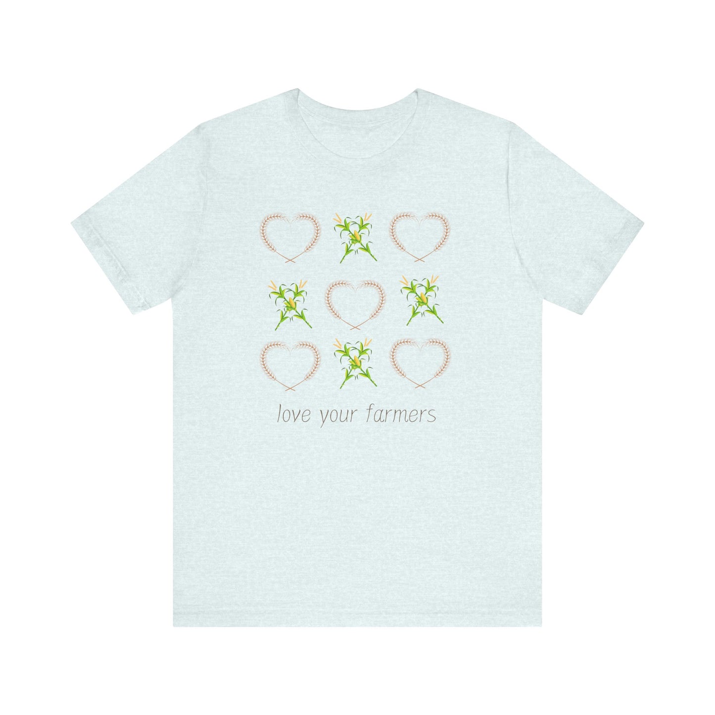 XOXO- Love Your Farmers - Adult Unisex Jersey Short Sleeve Tee