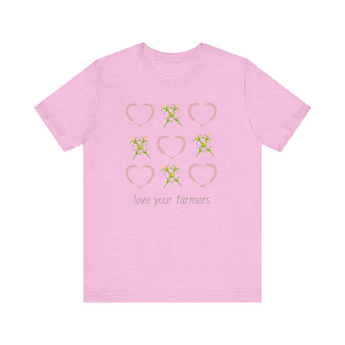 XOXO- Love Your Farmers - Adult Unisex Jersey Short Sleeve Tee
