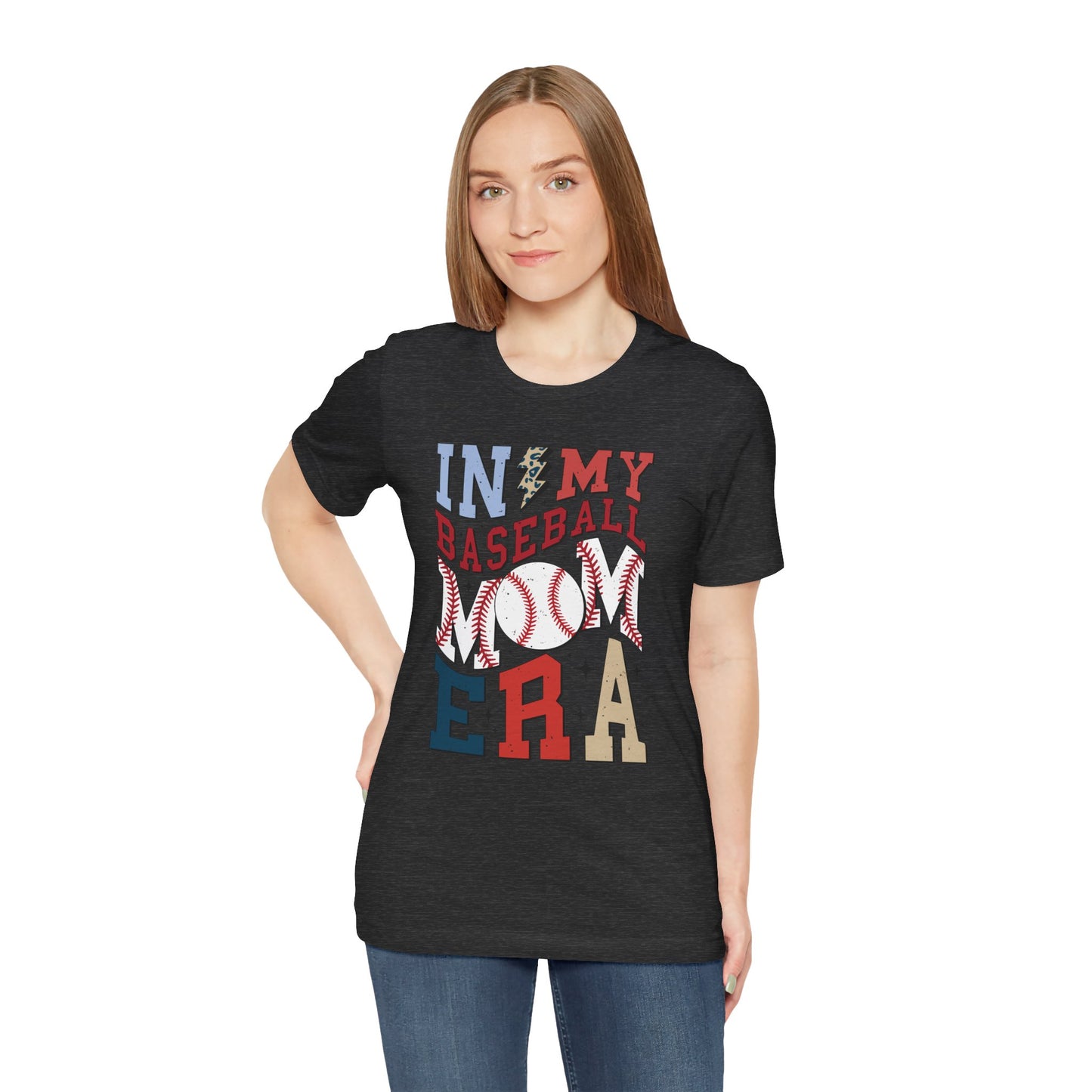 Baseball Mom- Unisex Jersey Short Sleeve Tee