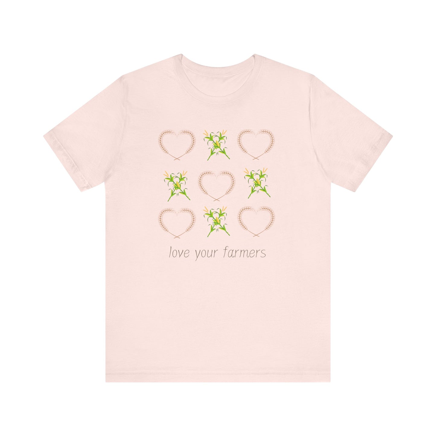 XOXO- Love Your Farmers - Adult Unisex Jersey Short Sleeve Tee